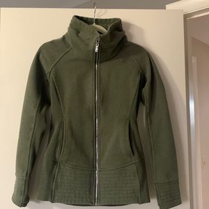 Lululemon long sweatshirt jacket.